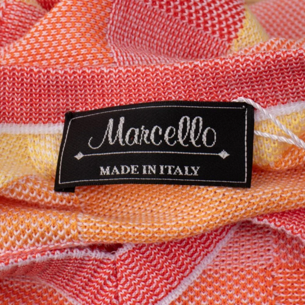 Vintage Marcello Men's 2XL Sweater Pink Peach Cotton Blend NWT $295